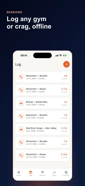 Rock Climbing Log & Tracker screenshot 2