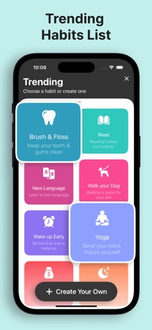 Streaks Habit Tracker App Screenshot 2 of 6