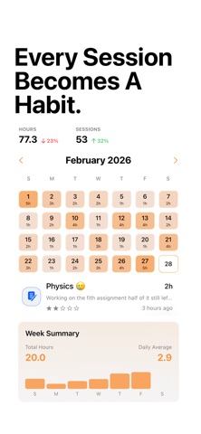 EstudyLog - Study Tracker Screenshot 3 of 8