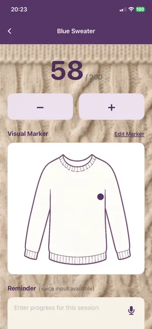 KnitKeep Row Counter screenshot 3