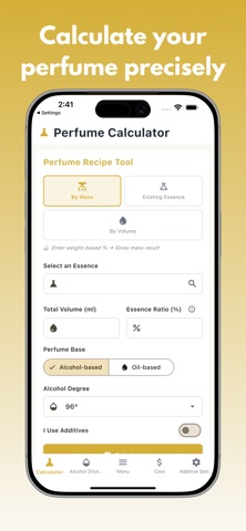 Perfume Calculator: Make Scent Screenshot 1 of 6