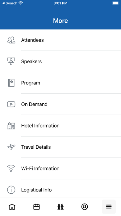 Cobepa Events Screenshot