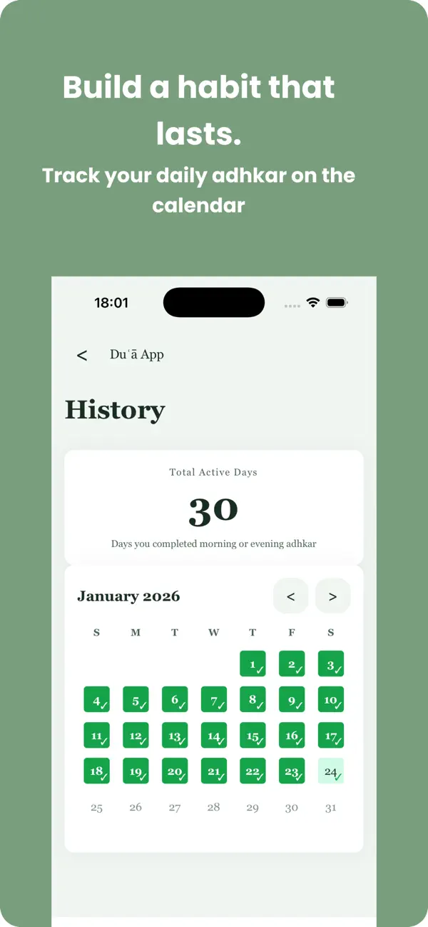 #4. Dua & Athkar (iOS) Podle: Subeida Ahmed