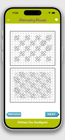 iStitches One: Needlepoint screenshot