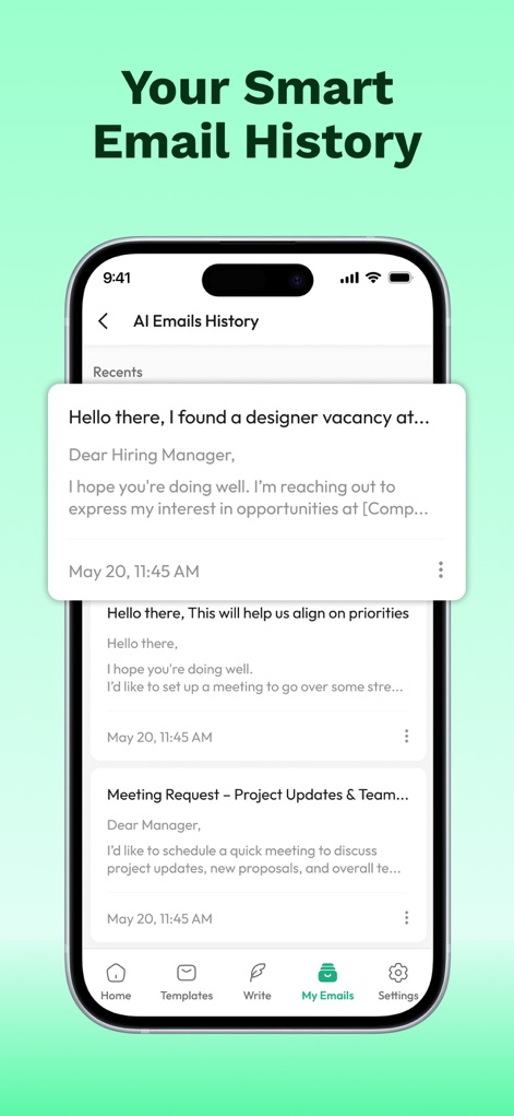 AI Email Writer - All MailBox - Productivity App | MWM
