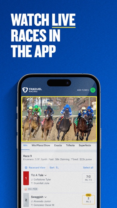 FanDuel Racing - Bet on Horses Screenshot