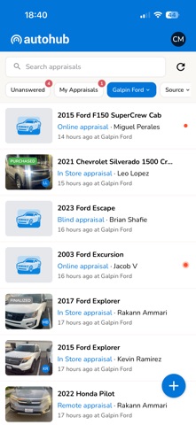 AutoHub Appraisal iPhone screenshot