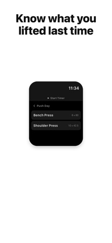 WatchLift - Watch Workout Log Screenshot 3 of 6