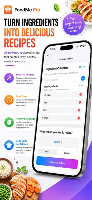 FoodMe Pro screenshot 2