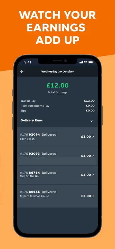 JustEat – Courier screenshot 4 of 5
