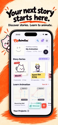 Flip Animation: 2D Draw Create iPhone screenshot