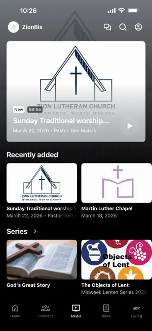 Zion Lutheran Church Bismarck screenshot 3