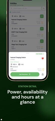 Voltika: EV Charging Stations iPhone screenshot 7