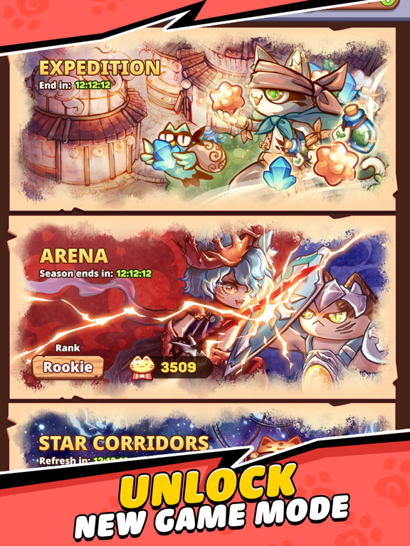 Meow Meow Warriors iPad screenshot 4 - Games app