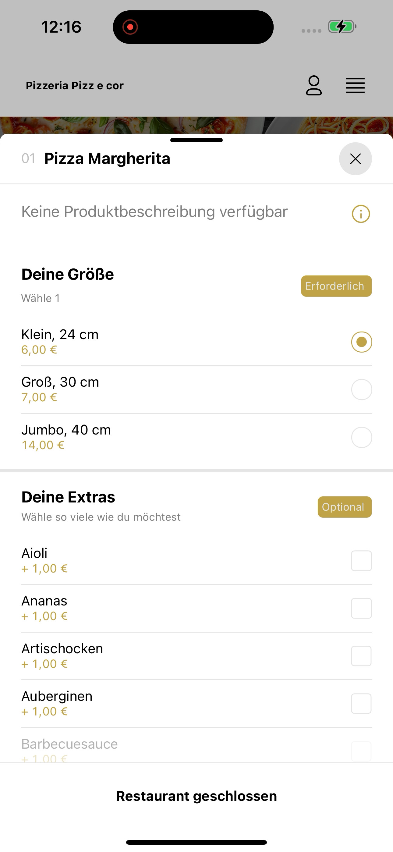Pizzeria Pizz e cor screenshot 8
