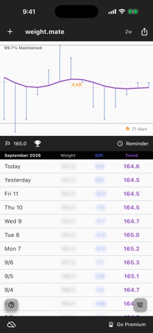 weight.mate Screenshot 7 of 7