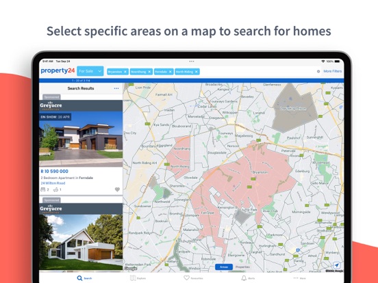 Property24.com iPad screenshot 4 - Lifestyle app