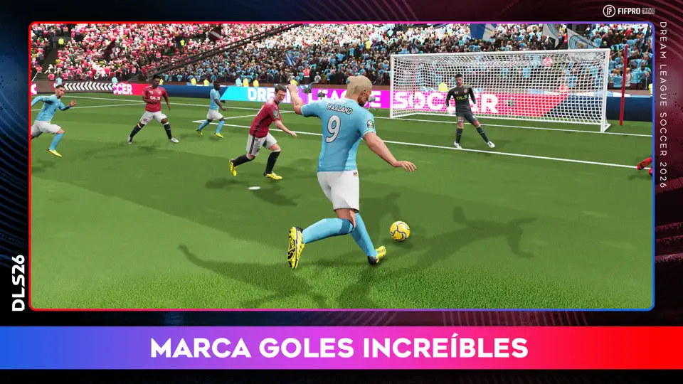 Captura de pantalla de Dream League Soccer 2026 en iPhone 7