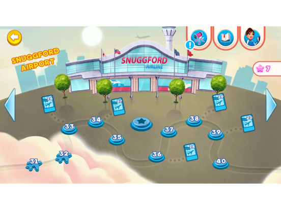 Amber's Airline - 7 Wonders iPad screenshot 7 - Games app