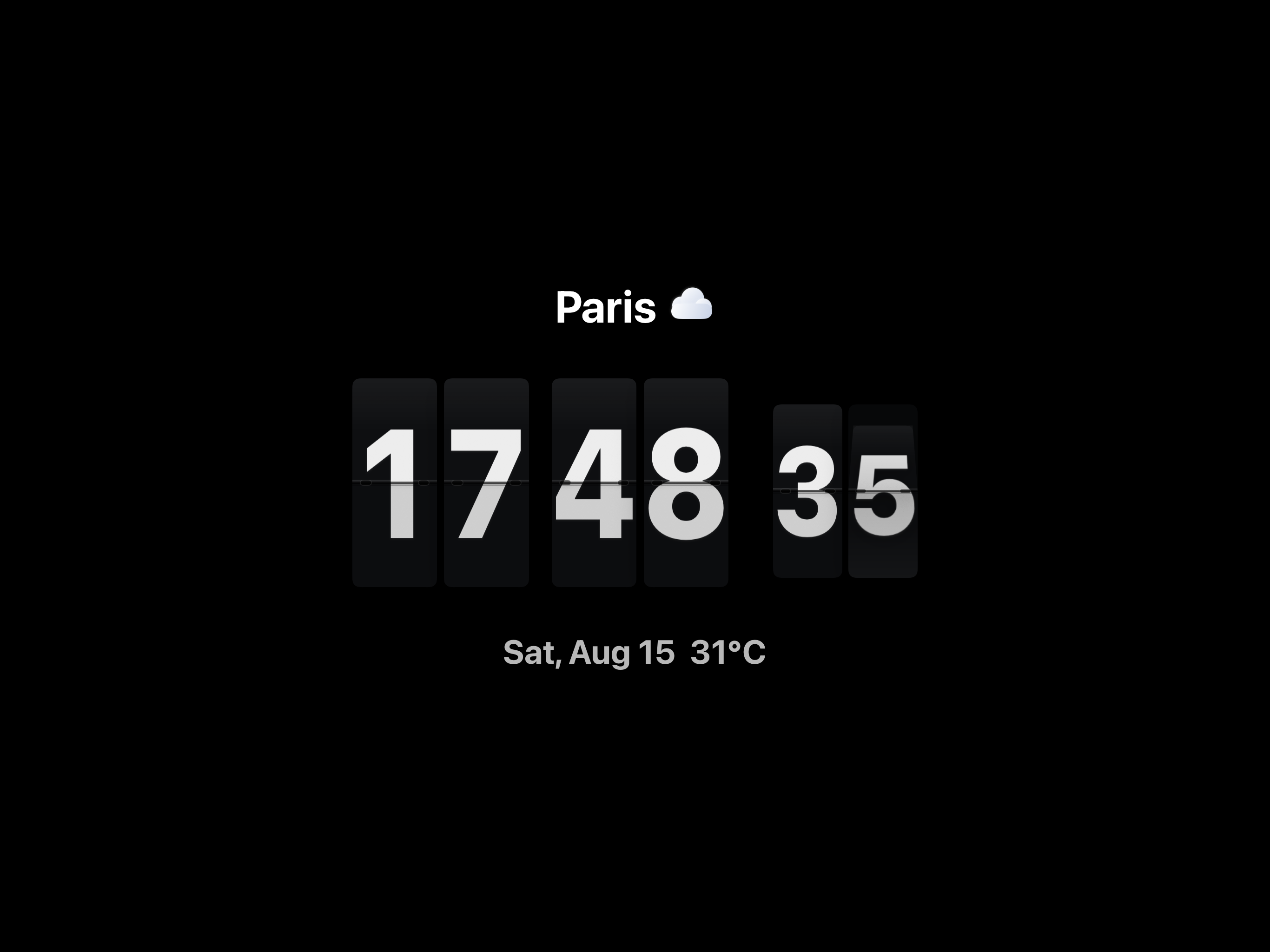 DualFlipClock screenshot 6
