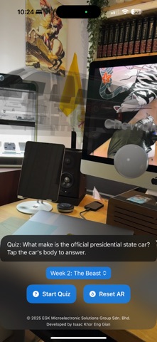 EGK USPresident AR screenshot