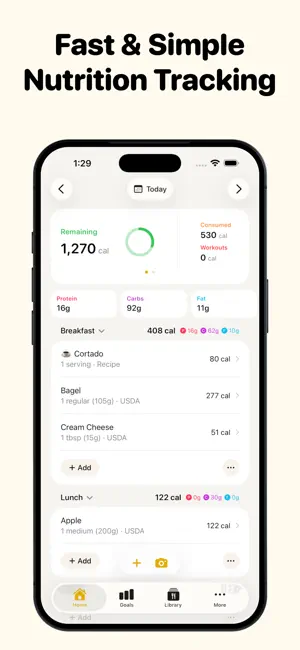 FitBee Calorie & Macro Counter screenshot 1