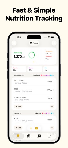 FitBee Calorie & Macro Counter Screenshot 1 of 6