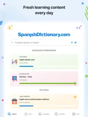 spanishdictionary.com learning ipad capturas de pantalla 2