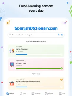 SpanishDictionary.com Learning iPad image 2