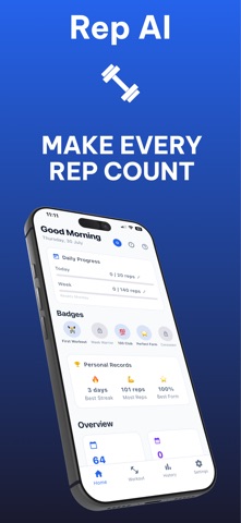 Rep AI iPhone screenshot