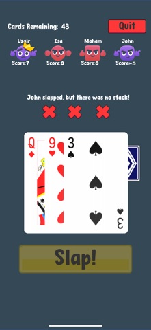 Slap Card Game screenshot