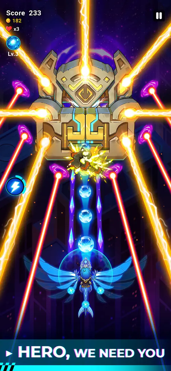 Dragon Wings: RPG Shoot 'em up Hack screenshot 5 - game app interface