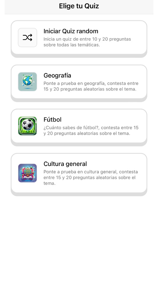 #2. Quizes - Trivia, preguntas (iOS) 게시자: Juan Carlos Snchez Tejada