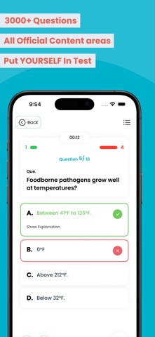 ServSafe AI Exam Practice Test iPhone screenshot