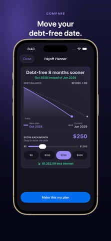 Debt Payoff Plan: Weightless Screenshot 2 of 6