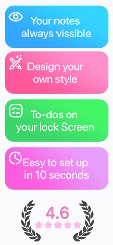 Lock Screen Note - Widget Screenshot 2 of 6