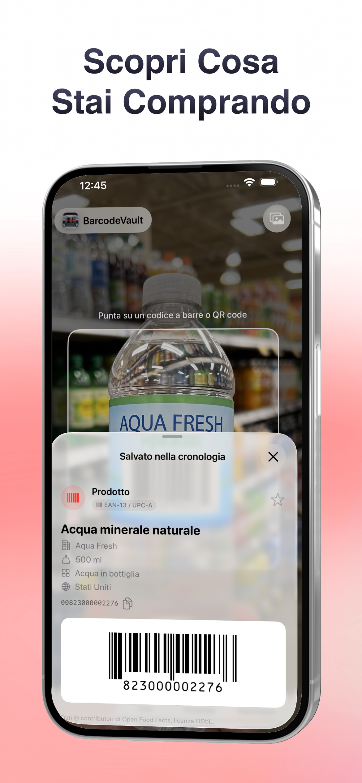 BarcodeVault app screenshot 2