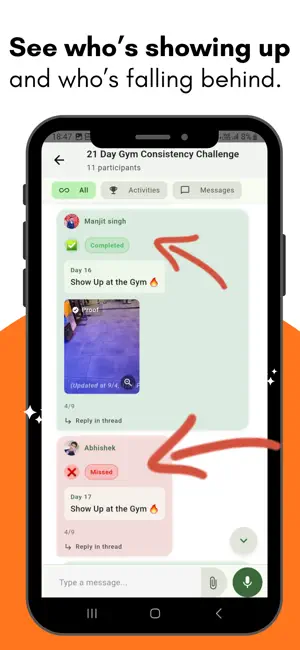 Challenge App: habits, friends screenshot 3