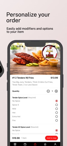Lava Hot Chicken iPhone screenshot