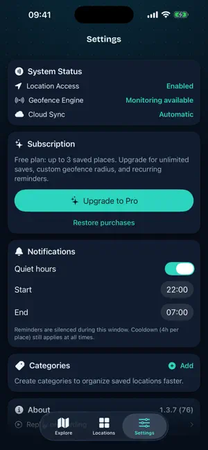 AtReminder: Location Reminders screenshot 4