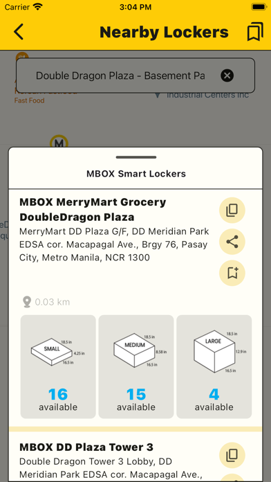 MBOX Smart Lockers Screenshot