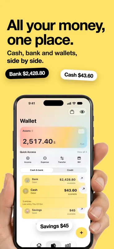 Aya: Budget & Expense Tracker screenshot 2 of 8