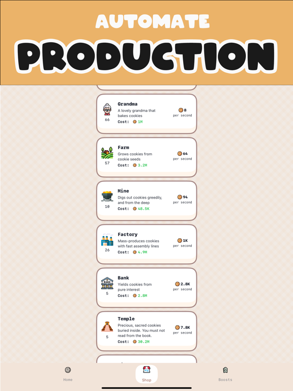 Screenshot #5 pour Cookie Empire: Idle Clicker