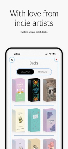 Flickerdeck Tarot & Reflection iPhone screenshot