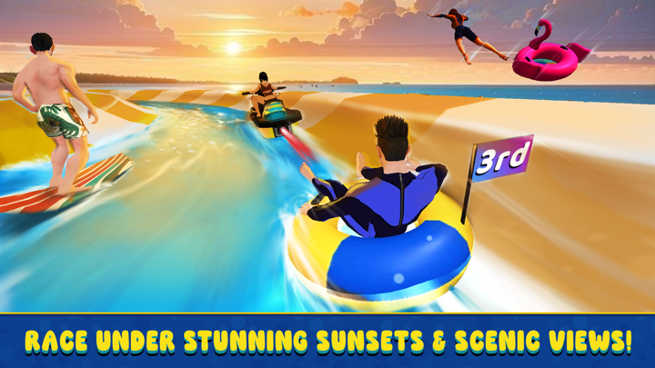 Screenshot #1 pour Aqua Rush Water Park Racing