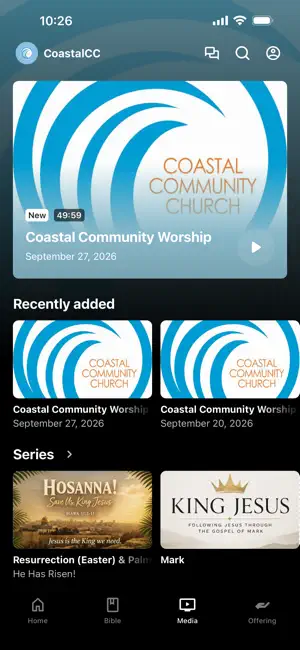 Coastal Community Church screenshot 2