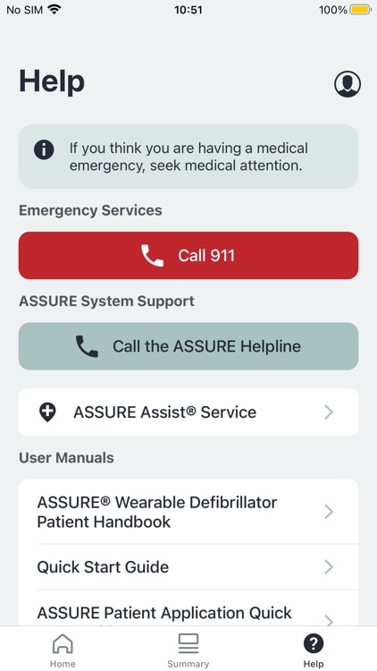 ASSURE patient application screenshot-9