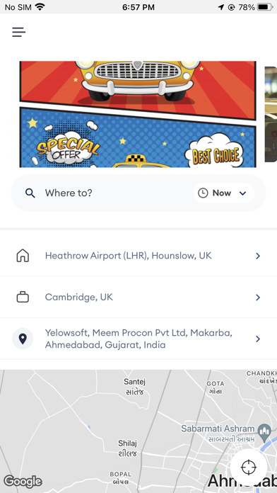 Fleeyo: Taxi, Transfers & Ride Screenshot