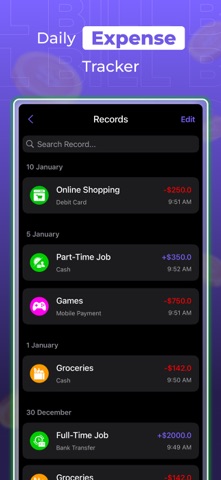 Bill Organizer -Budget Planner screenshot