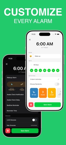 Jolt: Workout Alarm Clock iPhone screenshot